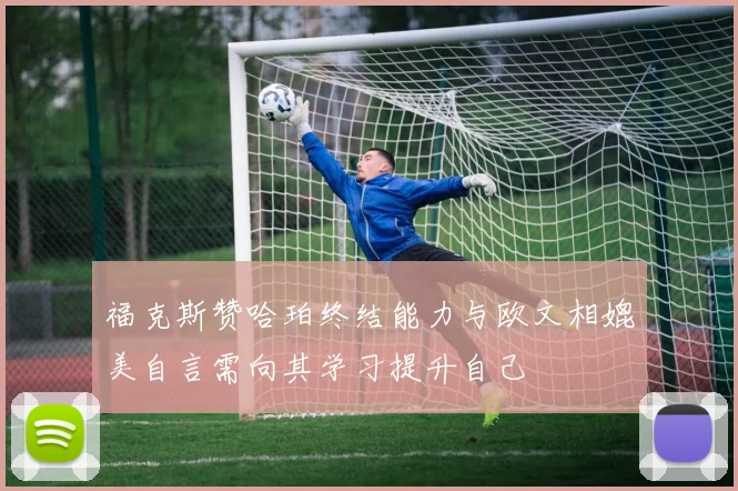 福克斯赞哈珀终结能力与欧文相媲美自言需向其学习提升自己